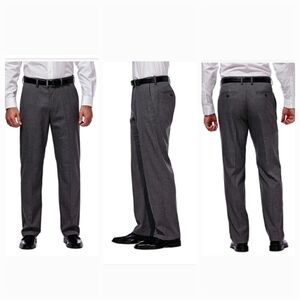 Haggar Men's J.M. Haggar Premium Stretch Classic Fit Flat Front Dress Pant 40x32